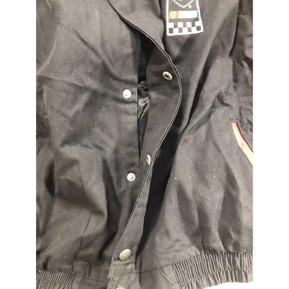 Vintage NASCAR 90’s Racing Jacket - Letterman Varsity -XXL - UPS  CUP - Black - Picture 8 of 10